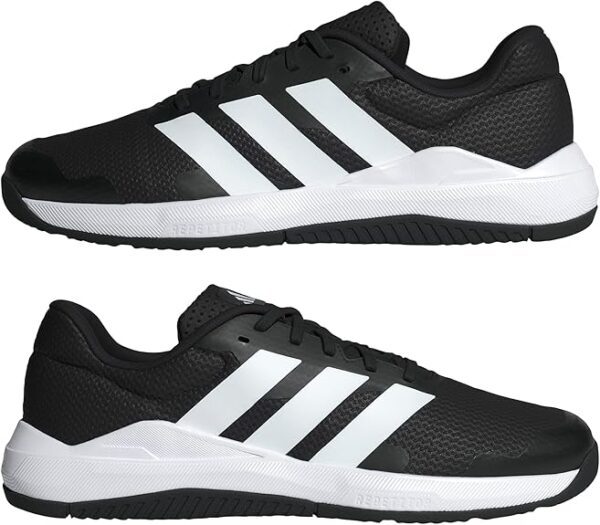 Zapatilla entrenamiento Sala Adidas Dropset Base Black 11.5, Zapatos de Gimnasio y Entrenamiento Hombre - Imagen 6