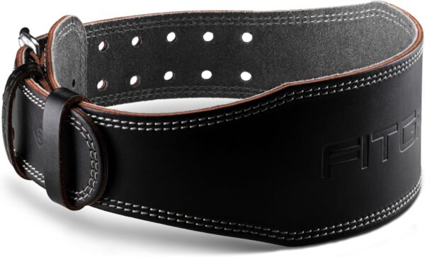 Cinturón Lumbar Gimnasio (100% Cuero) para Hombre y Mujer  Cinturón Gym para Halterofilia, Fitness, Levantamiento de Pesas
