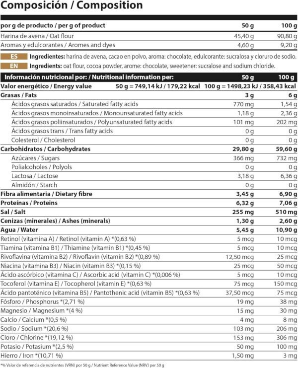 Harina de Avena Sabores Variados - Imagen 3
