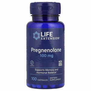 Life Extension, Pregnenolona, 100 mg, 100 cápsulas