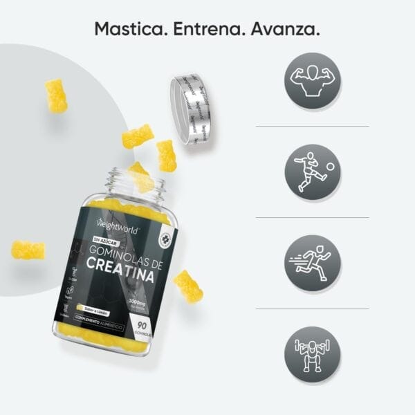 Gominolas de Creatina Monohidratada 3000mg  - Imagen 2