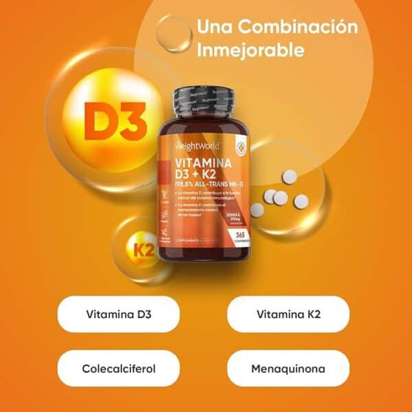 Vitamina D3 y K2 2000 UI + 200 µg - Imagen 5