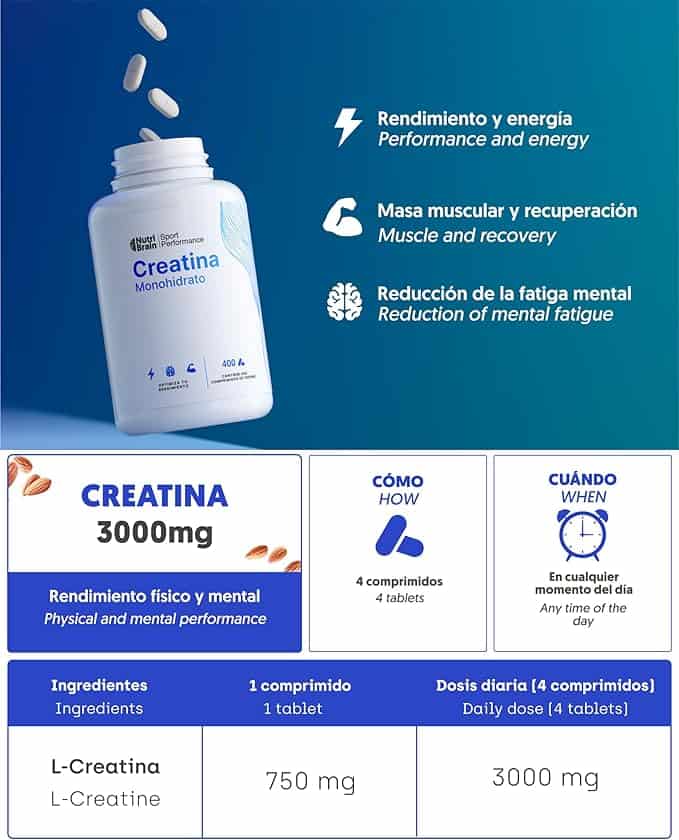 Creatina Monohidratada 3000 mg EN CAPSULAS - Imagen 5