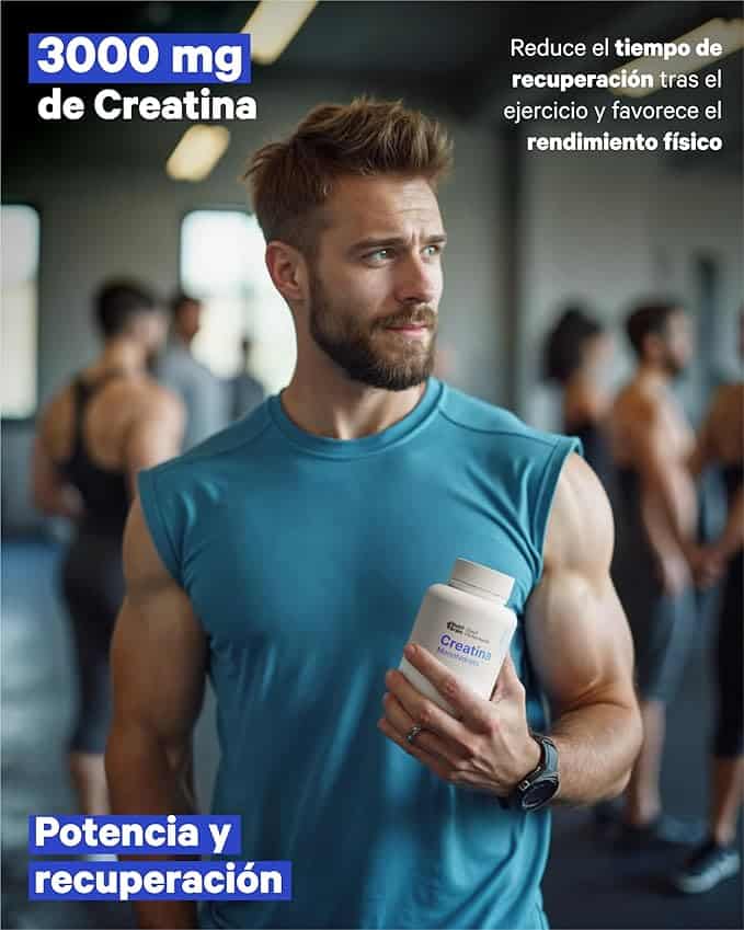 Creatina Monohidratada 3000 mg EN CAPSULAS - Imagen 3
