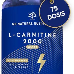 L-Carnitina 2000 mg | 150 cápsulas | 75 dosis