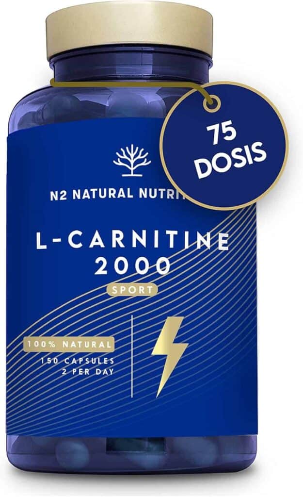L-Carnitina 2000 mg | 150 cápsulas | 75 dosis