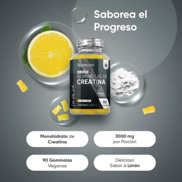 Gominolas de Creatina Monohidratada 3000mg  - Imagen 4
