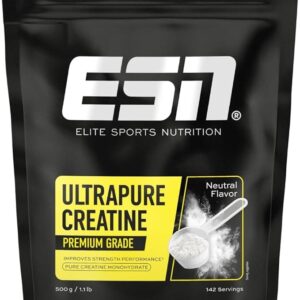 ESN Creatina Monohidrato Ultrapura, 500 g, 142 porciones