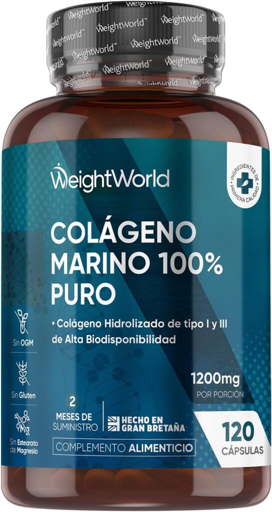 Colágeno Marino Hidrolizado 100% Puro 1200 mg