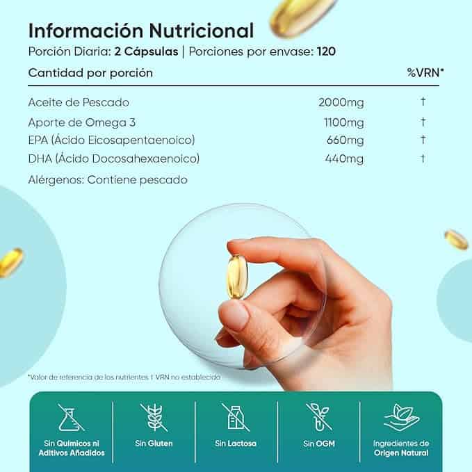 Omega 3 2000mg - Imagen 3