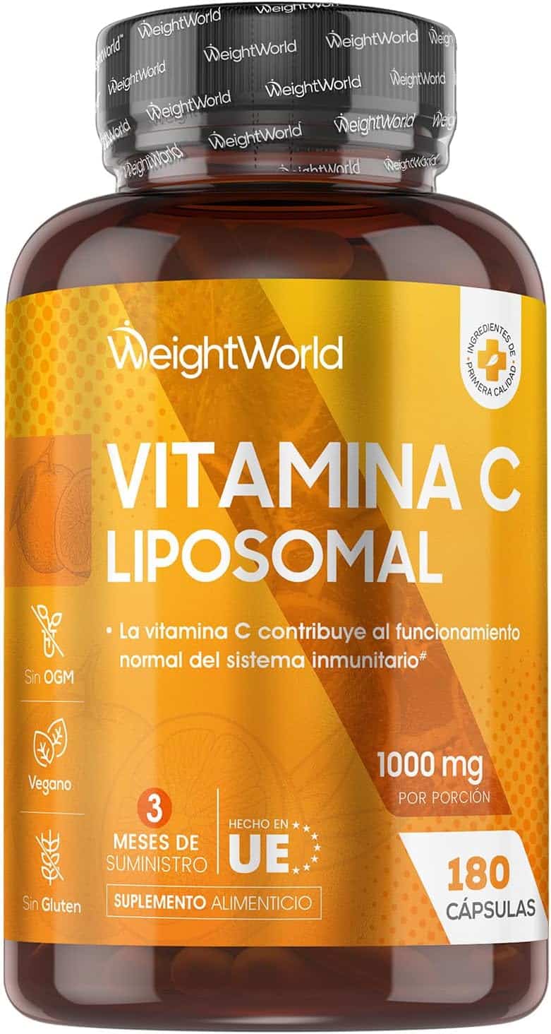 Vitamina C liposomal 1000 mg – con rosa mosqueta y fosfolípidos de girasol