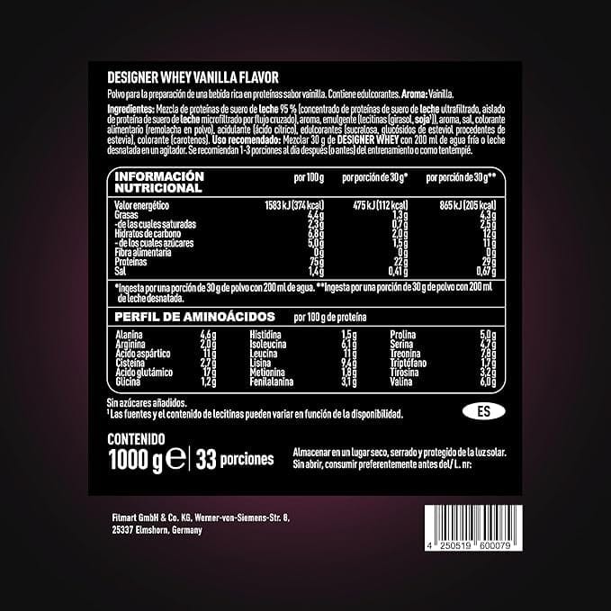 ESN Proteína Whey, Vainilla, 1 kg, Proteína de Suero de Leche en Polvo - Image 6