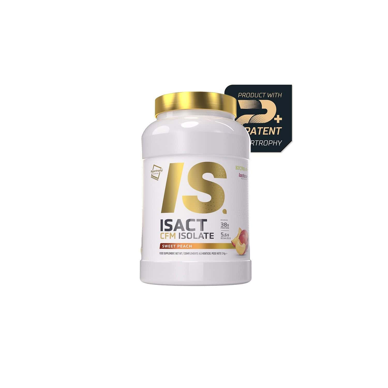 ISACT CFM Isolate 1 kg – Hypertrophy Nutrition – Proteína de suero aislada