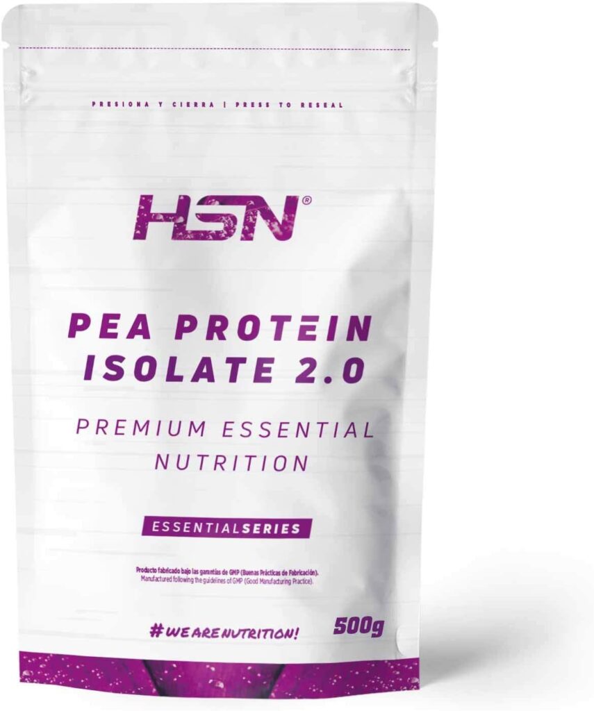 🥦Proteína de Guisante Aislada HSN | 500 g – Sabor Natural | 100 % Vegana