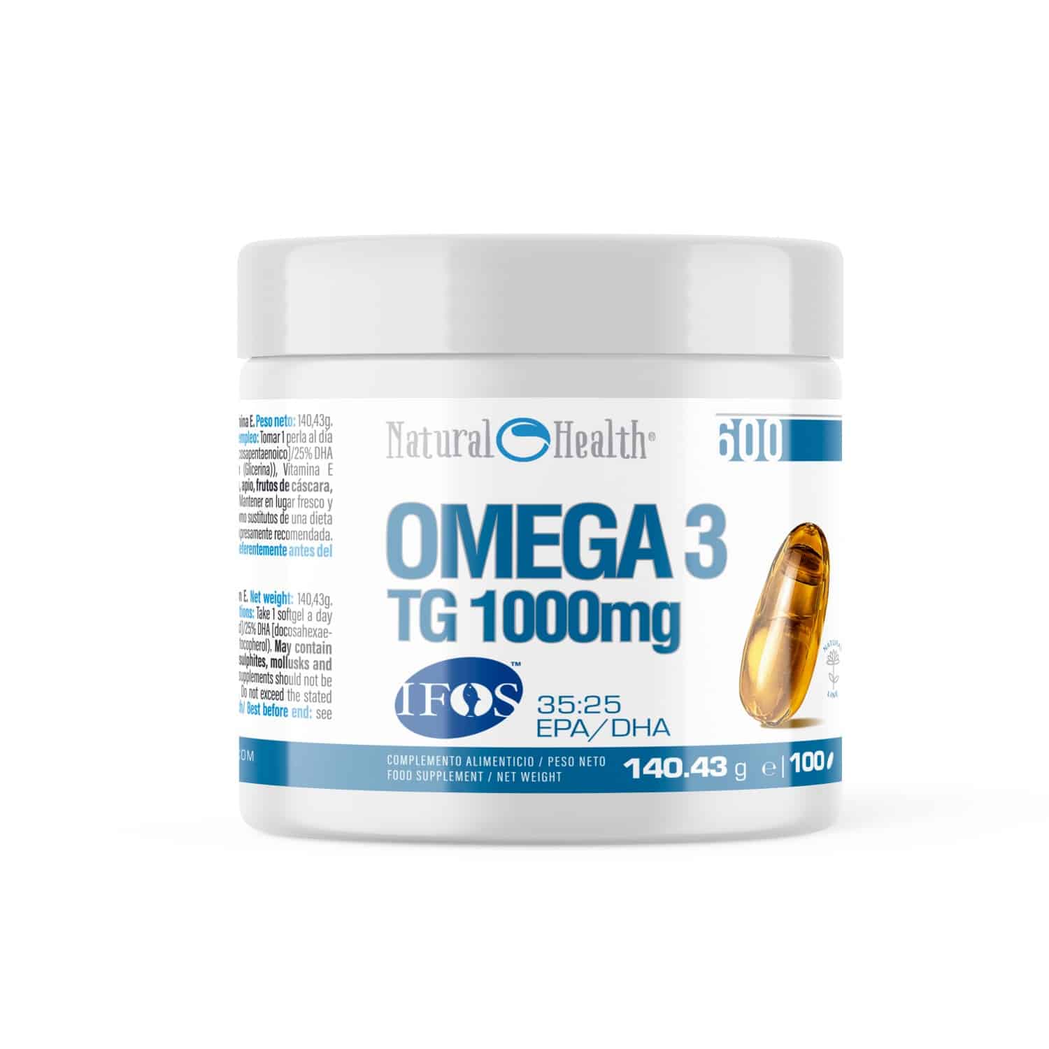 OMEGA 3 35/25 IFOS 100 SOFTGELS 1GR/CAPs