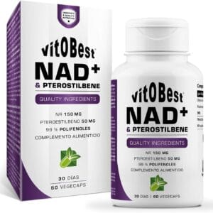 NAD+ & Pterostilbene – 60 VegeCaps (Vitobest)