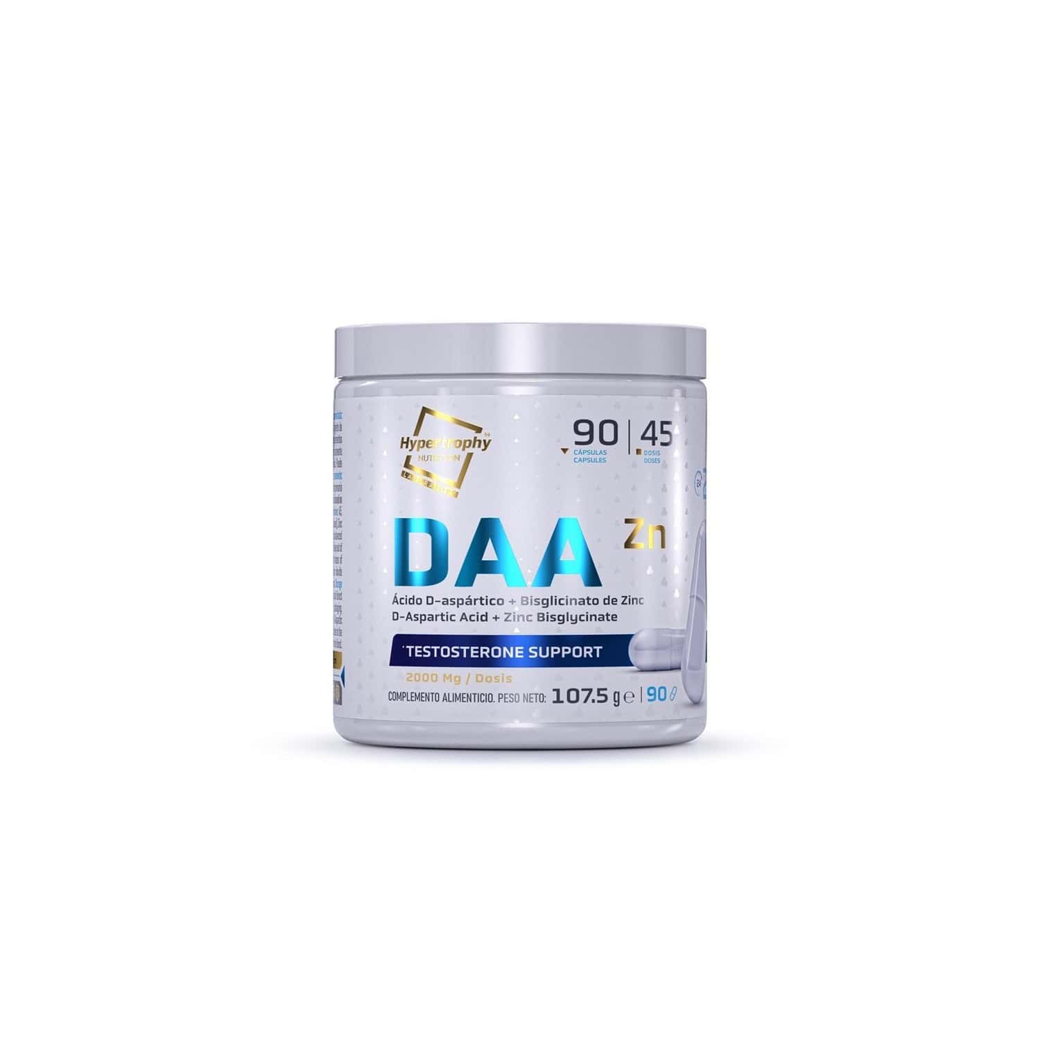 DAA + Zinc Bisglicinato | 90 Cápsulas
