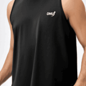 Tank Top Hombre – Camiseta deportiva sin mangas negra