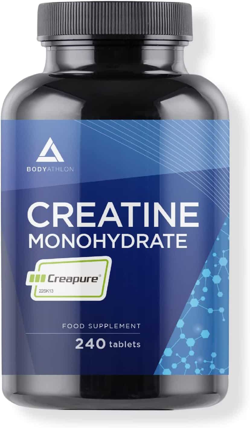 Creatina Creapure 240 Comprimidos – Monohidratada, Vegana y de Alta Pureza en Cápsulas